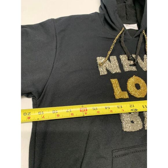 Bits And Pieces To Go Hoodie Pullover Gray M Women's A98 - Picture 4 of 7